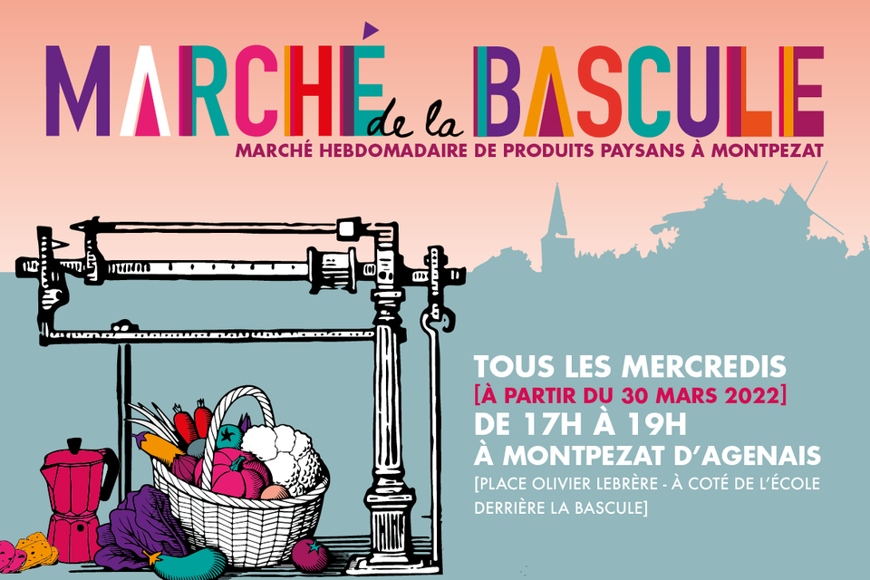 Marché de la Bascule à Montpezat d'Agenais