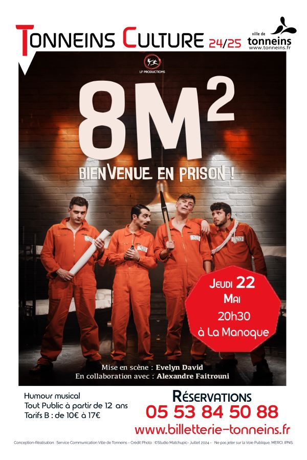 Humour musical - "8M² - Bienvenue en prison !"