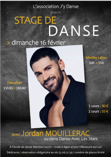 Stage de danse avec Jordan Mouillerac